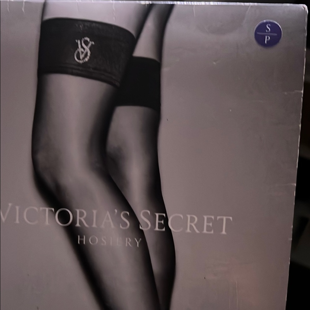 Victoria's Secret Purple Intimates Thigh-High Stockings